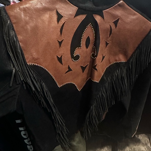 Diamond Supply Co. Black and Brown Fringe Jacket - Picture 5 of 6